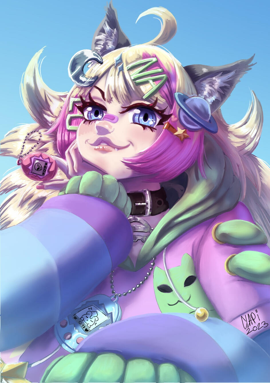 Fanart pour la Vtubeuse et streameuse Twitch LunadereVt !